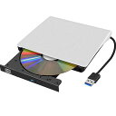 CD DVDドライブ 外付け USB 3.0 TYPE-C CD/DVD読込み・録画込み・書込 CD/DVDプレーヤー 外付け光学ドライブ 外付CD・DVDドライブ PC外付けドライブ ポータブルドライブ CD/DVDドライブ ノートパソコン(2)