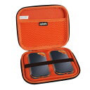 SandiskSSD外付け1TB2TB4TB(SDSSDE81)専用保護旅行収納キャリングケース-Adada(対応2台のハードドライブ))