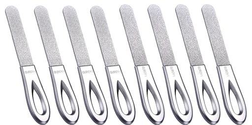 GUROYI爪やすり爪磨き高級エメリーステンレス製両面削れるダイヤモンドファイルエメリー最新エメリー技..