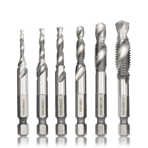 SeonFook6ܥåȥåץɥ륻åȥɥӥåϻѼ(6.35mm)®ٹ(HSS)̼꥿åM3M4M5M6M8M10ͤ...