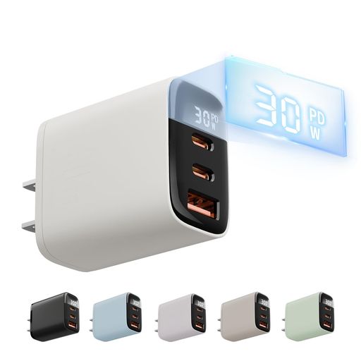 RISUKAIŴ30WPDб3ݡȥc®ŴGaNⲽꥦTYPE-C1+TYPE-C2USB-A/PSEѴŬ...