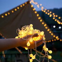 ストリングライト 6M 10M キャンプライト テント 装飾ライト クリスマスツリー 飾り ロープライト 電池式 USB充電式 LED 防水 屋外 屋内 店舗装飾 (ノーマル 10M80球電池式)