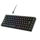 iCleverゲーミングキーボードテンキーレス赤軸メカニカルキーボード日本語配列88キー75%サイズRGB23種類バックライトカスタマイズ静音有線着脱式ケーブルゲーム/オフィス用パソコンキーボ…
