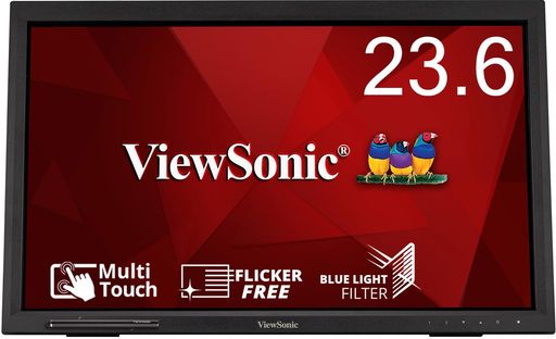 ViewSonicビューソニックジャパン23.6インチ10点赤外線式マルチタッチモニターTD2423(フルHD/VA/75Hz/スピーカー内蔵/HDMIVGADVIUSB/フリッカーフリー/ブルーライトフィルター/3年)