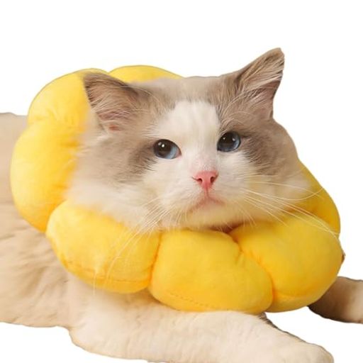 KURONEKOYA【愛玩動物飼養管理士監修】エリザベスカラー猫犬ソフトクッション傷舐め保護術後避妊去勢か..