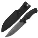 SWISS+TECH シースナイフ サバイバルナイフ D2鋼 ストーンウォッシュ G10ハンドル アウトドア DIY 登山 キャンプ 防災 釣り 専用シース付き
