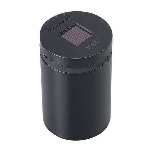 セイワ(SEIWA)車内用品灰皿ソーラー缶アッシュ3ソーラータイプブルーLEDブラックW638