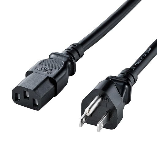 サンワサプライ電源コード2mブラックKB-D3215A