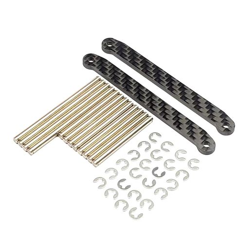 KF超軽量カーボン強化フロントサスマウントタミヤノバフォックス用