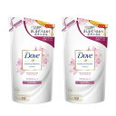 DOVE(ダヴ) 【まとめ買い】 ボタニカルセレクション つややかストレート シャンプー つめかえ2個 詰替え用 350G×2