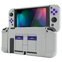 eXtremeRatePlayVitalNintendoSwitch対応用保護背面カバー、分離可能なJoyconハンドヘルドコントローラープロテクターシェル、Nintendo