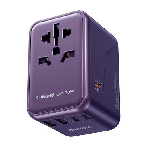 70W ®šMOMAX Ѵץ饰 PD 70W GAN ® ιŸѴץ饰 6Ʊ 3*USB-C PD &...