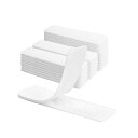 ポクミル 面ファスナー 3CM*10CM 30枚セット マジックテープ 両面テープ付き 超強力 面ファスナー 両面テープ ベルクロテープ 耐熱 防水 網戸用 DIY用 家庭用 車用 工業用 (白)(3)
