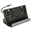 ROGALLY/LEGIONGO/STEAMDECK用TVドック10IN1【4K@60HZ/冷却ファンx2・HDMI2.0・SD/TFカード・LANポート・USB3.0x3USB・TYPE-C100WPD急速充電】