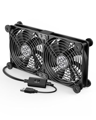 ELUTENGѥե12CM2ϢUSBեɿ­դ3ʳĴ1400RPMx2֤ǽ5VŲѥ顼Ĺ...