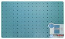 オーエ フロウ ラバー風呂すのこ ロング 60×100CM ブルー 防カビ加工 滑りにくい(3)