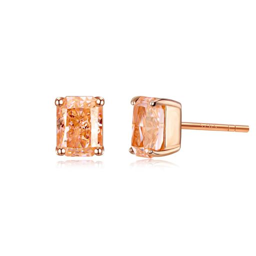 FH.birdモルガナイトピアスレディースピンクゴールド「ピンクアイス」金属アレルギー対応シルバー9254..