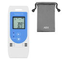 AIEK USB温湿度記録計 温度データーロガーデータレコーダー 32000ポイント簡単に温度を記録し、解析できるデータロガー 温度警告 レポート自動生成 高精...
