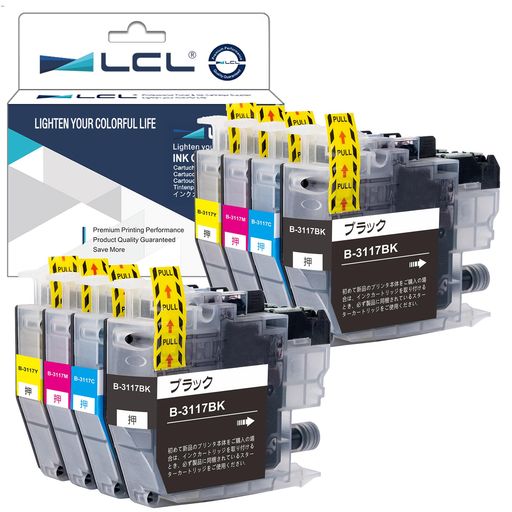 LCLBrother用ブラザー用LC3117-4PKLC3117LC3117BKLC3117CLC3117MLC3117Y増量(2*4色セット2ブラック2シアン...