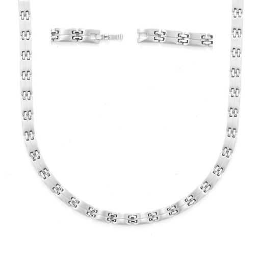 純度99.99%33粒ゲルマニウムネックレス純チタン健康ネックレス静電気除去高級品ジュエリー50cm(シルバー)