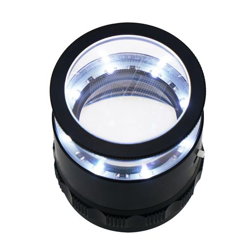 TEKCOPLUS 10X 롼 10  LED饤դ 25MM Ǿ0.1MM ܸդ