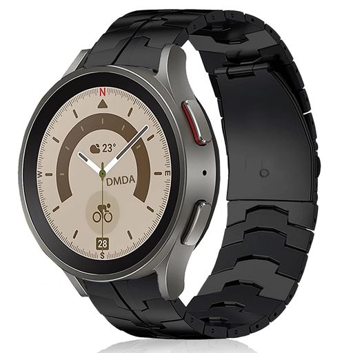 [Miimall]高級ステンレスバンドGalaxyWatch6/GalaxyWatch5Pro/GalaxyWatch5/watch4/watch4classic対応バンドサイバーパンク風柄ギャラクシーウォッチ6ベルト