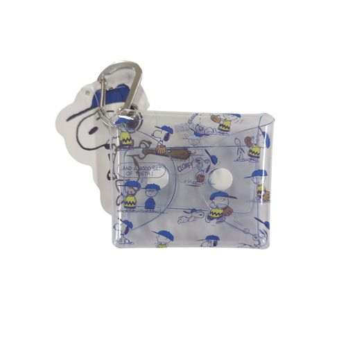 マリモクラフトSNOOPYスヌーピーベースボールシリーズクリアマルチケースSSクリアW90xH75xD20mmSPZ-3889