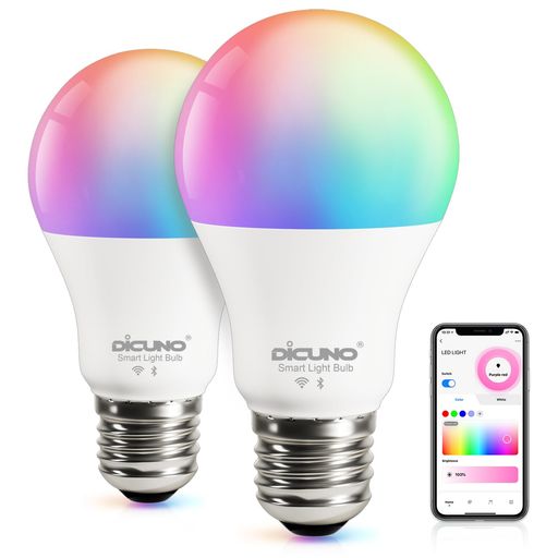 WORKS WITH ALEXAǧDICUNO ޡŵ E26 LEDŵ 60W 9W 800LM ĴĴ ALEXA ...