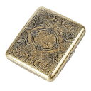 Friendshipタバコケース手巻きタバコケース真鍮製20本シガレットケース両面収納防水軽量高級ビジネス手巻きタバコタバコ入れシガレットケースメンズレディース...