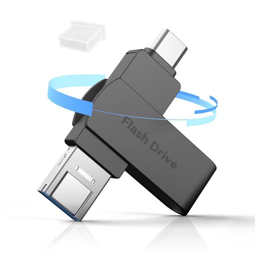 USBメモリタイプc256GB【アプリ不要・アルバムから写真保存】3in1Phone対応USBメモリーデータ移行タイプc外付けメモリ高速データバックアップフラッシュメモリ大容量Type-C/iOS/USB/Micro