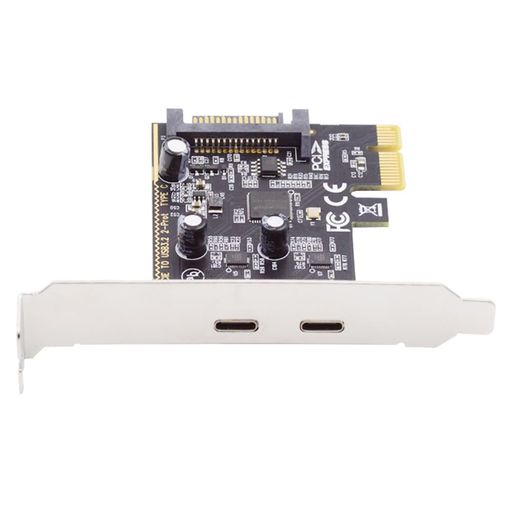 xiwaiUSBPCI-EExpress1xカードUSB3.1Gen15GbpsデュアルType-CUSB-Cメス-PCI-EアダプターASM1042ロープロファイルブラケット付き xiwaiUSBPCI-EExpress1xカードUSB3.1Gen15GbpsデュアルType-CUSB-Cメス-PCI-EアダプターASM1042ロープロファイルブラケット付き