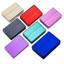 GUANSTDタバコケースヒートスティックケースタバコ専用カバー電気鍍金おしゃれタバコ入れ20本入れシガレットケース加熱式たばこ弾箱かわいい衝突防止変形しづらく防水防汗(ブルー)