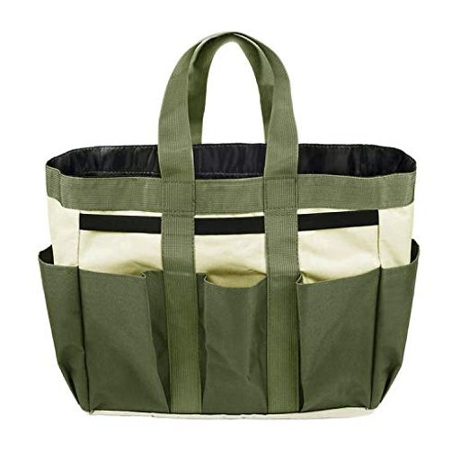 ガーデニングツールバッグ園芸用ツール収納防水丈夫耐摩耗大容量マルチポケット付き工具差し入れ花園道具大 ...