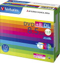 バーベイタムジャパン(VERBATIM JAPAN) 1回記録用 DVD+R DL 8.5GB 10枚 ホワイトプリンタブル 片面2層 2.4-8倍速 DTR85HP10V1(2)