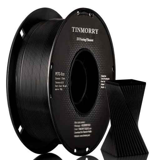 フィラメントPETG1.75mm【TINMORRY】300mm/s高速PETG3Dプリンター用フィラメント1.75mm1KgブラックBamb..