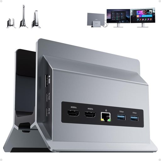 PULWTOP 11 IN 1 USB C ɥå󥰥ơ 2̽ 2 HDMI 4K 60HZ + 3 USB A/C 3.2...