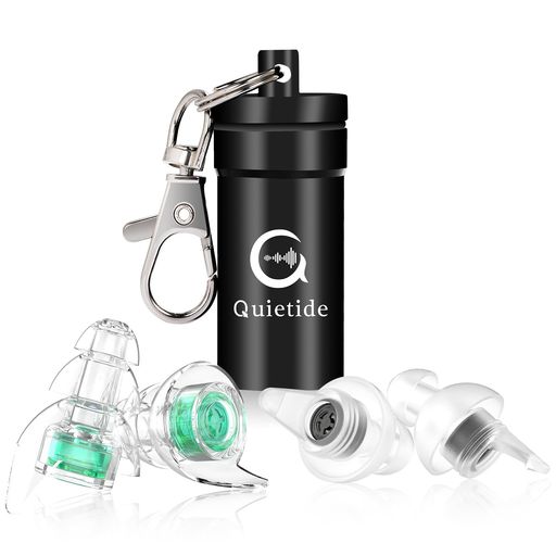 ライブ用耳栓Quietide耳栓ライブイヤープロテクター聴覚障害予防コンサートやフェス、クラブなどで大音..