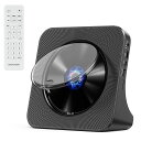 GuerayCDプレーヤーBluetooth受信/送信スピーカー内蔵デスクCDプレーヤーUSB再生AUX出力サポートFMラジオ機能CDラジカセA-Bリピート再生CDプレイヤー音楽鑑賞/語学学習/胎児教育PSE認証済み