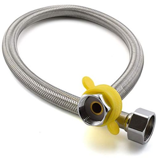 CMHardware150CMフレキパイプステンレス編組チューブ接続用フレキホース水道管延長G1/2ナット取り付けホース