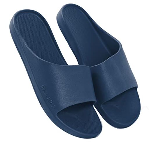 VANSSARDI抗菌防臭速乾スリッパサンダル男女兼用滑りやめネイビーM24-25cm