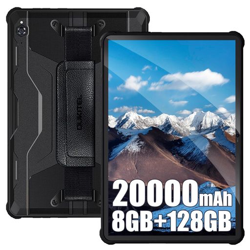 OUKITEL RT2 防水タブレット 20000MAH大型バッテリー ANDROID12 タブレット 防水耐衝レット10インチ大画面IPS 1200 * 1920の解像度FHD+ 8GB RAM +128GB