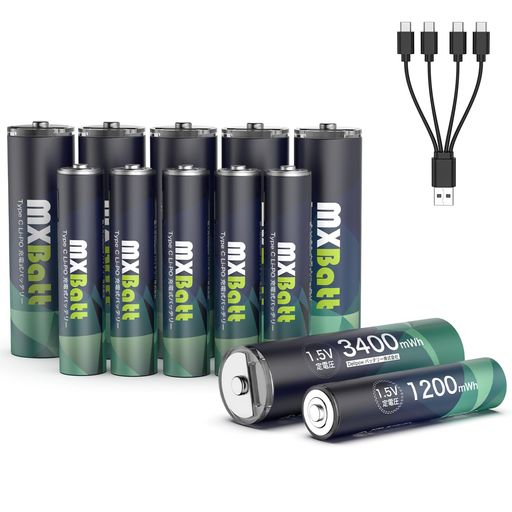 MXBATT।1.5Vñ3żñ4ż(3400MWH*6+1200MWH*6)ݸϩդ...