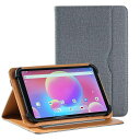KWOW7.8-8.4インチタブレット汎用ケース8.4”2段階角度調整可能フォリオケース書類やカード用ポケット付きアンドロイドタブレットに対応スタンドタッチスクリーン–グレー
