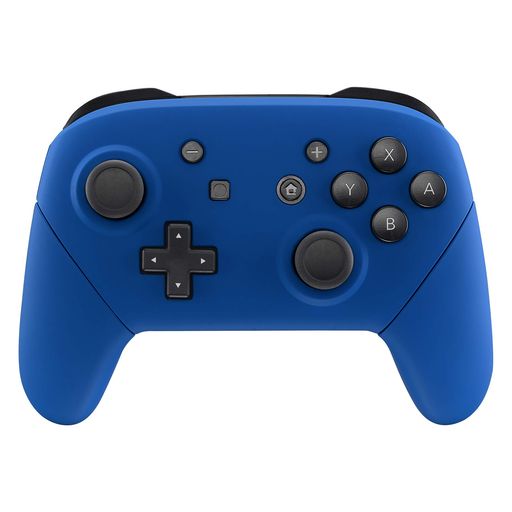 eXtremeRateフェースプレートバックプレートハンドルswitchプロコンに対応用、スイッチプロコンに対応用DIY交換用グリップハウジングケースカバー-ブルー