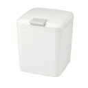 レック(LEC)CORRONトイレポット(ホワイト)13.5x15x16.5CM大きめサイズB00212