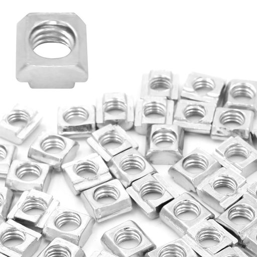 winova50個入M3TスライダーTスロットナットスライダーナッT-ナット炭素鋼製20レールアルミフレーム用ア..