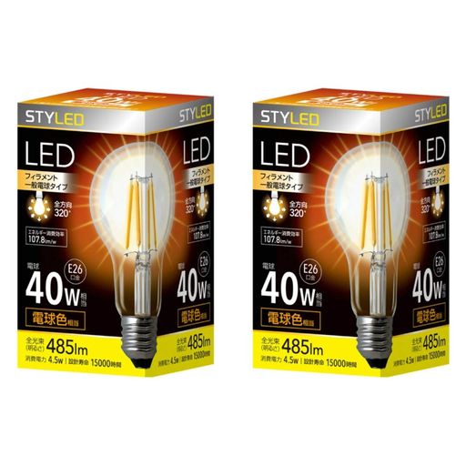 (STYLED) LEDŵ ꥢŵ奿 ŵ 2ĥå ľ26MM 40W485롼۸...