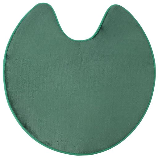 Kaoslenトイレマット洗えるトイレまっと滑り止め付トイレ足元マット一年中使えて肌触りも良く折りたたんで収納できます水を吸収する60x60cm(グリーン)