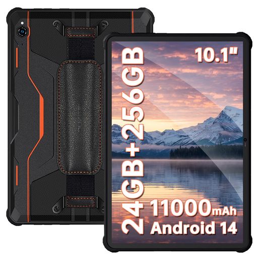 OUKITELRT9ANDROID14防水タブレット24GBRAM256GBROM(1TB拡張可能)10.1インチ防水防塵耐衝撃タブレットPC11000MAH大容量バッテリー8コア16MP+16MP高精細カメラの顔面ロック解除
