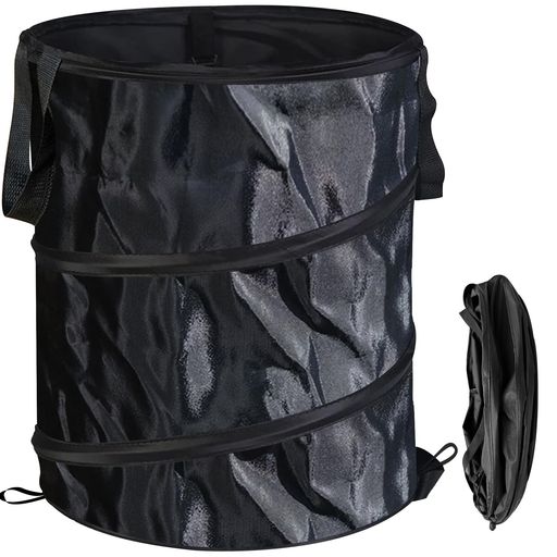 REIYAIBAキャンプゴミ箱折りたたみハンドル付き大容量38Lゴミ袋対応自立式トラッシュボックスポップア..